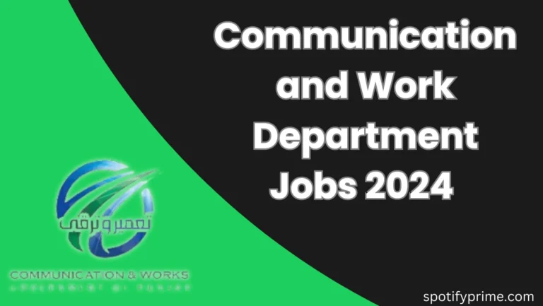 Communication and Work Department Jobs