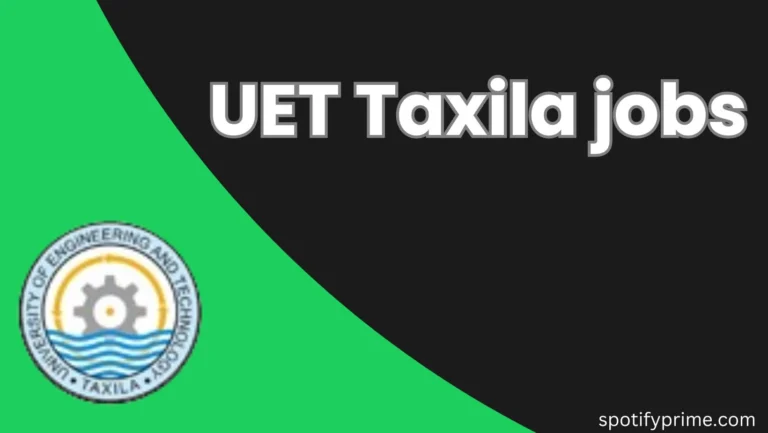 UET Taxila jobs