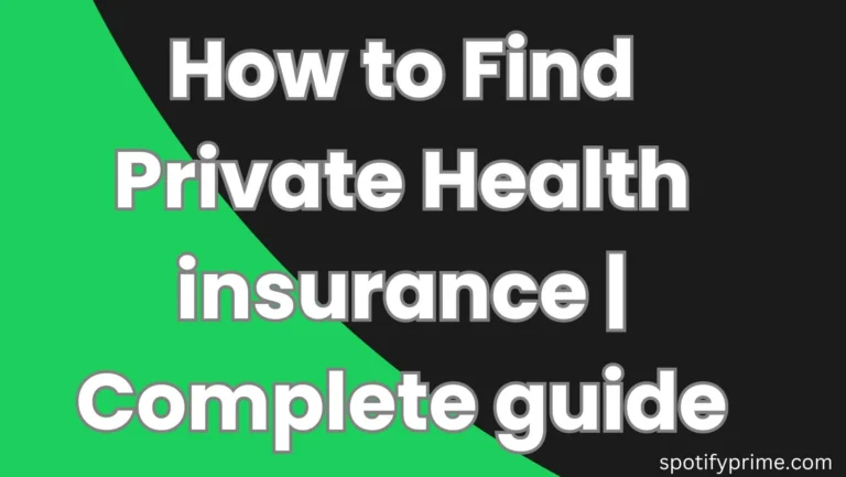 How to Find Private Health insurance