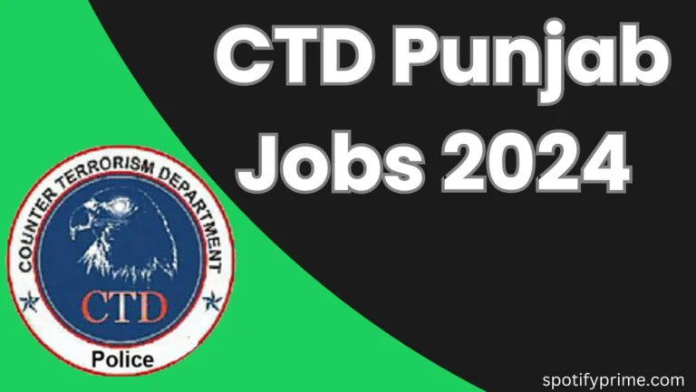 CTD Punjab Jobs