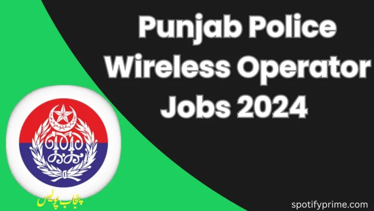 Punjab Police Wireless Operator Jobs