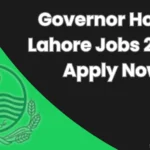 Governor House Lahore Jobs