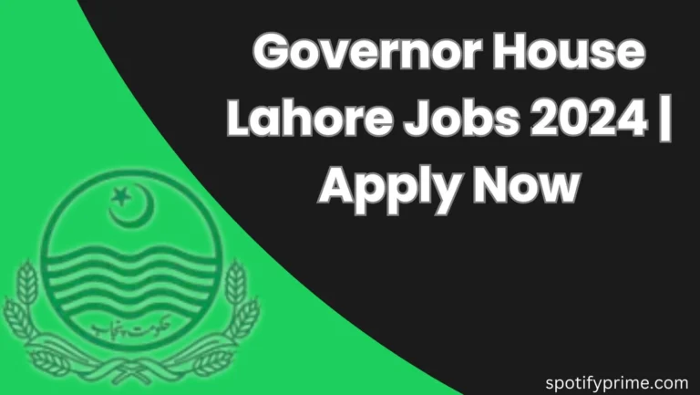 Governor House Lahore Jobs